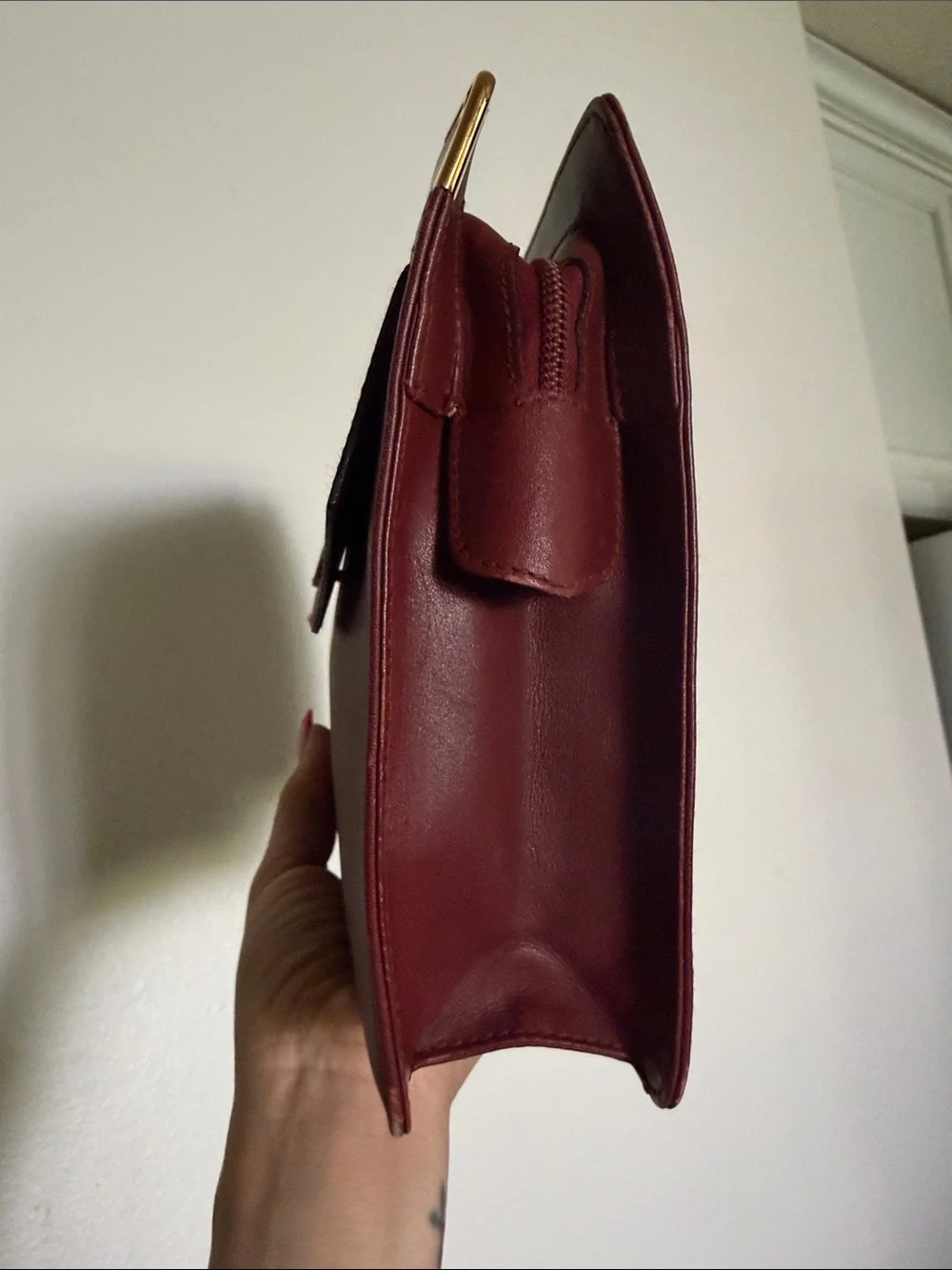 Cartier sleek burgundy